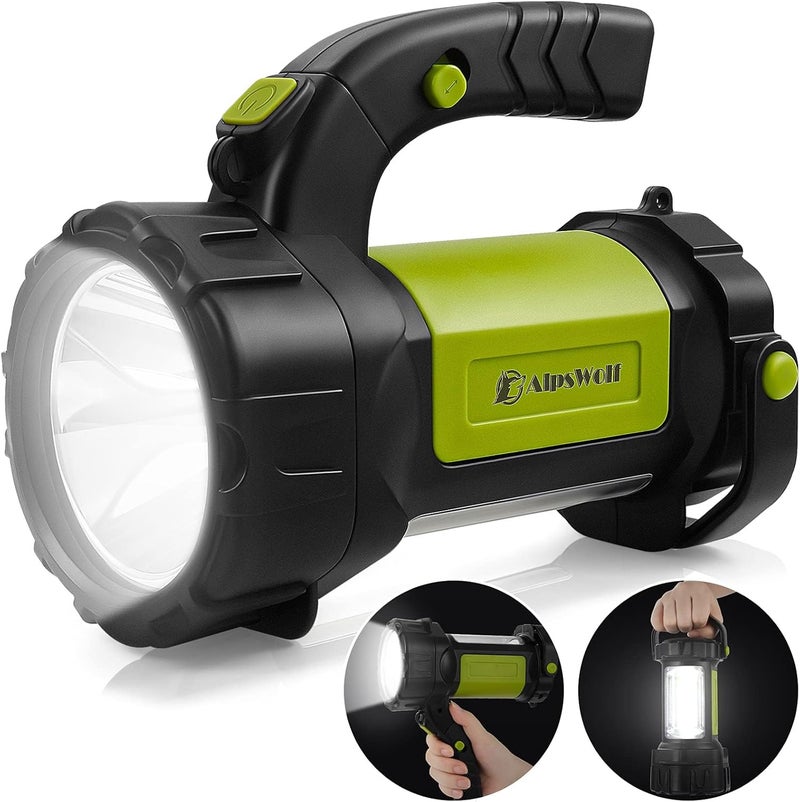AlpsWolf Camping Lantern Rechargeable, LED Flashlight Spotlight Lantern with 800LM, 3600 mAh, Strap Included Portable Bright Camping Light for Emergency, Outdoor Hiking, Power Outages - Image 1